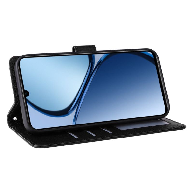 Kotelot Realme C61 Yksivärinen Tekonahka Suojakuori