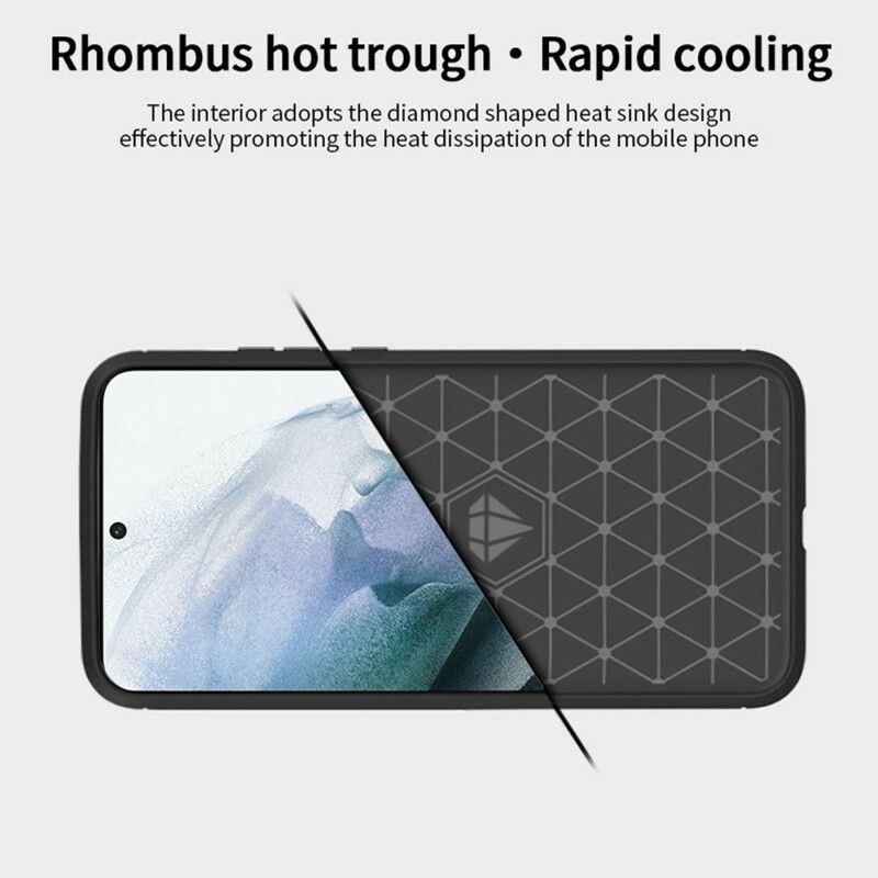 Kuori Samsung Galaxy S21 Fe Harjattu Hiilikuitu Mofi