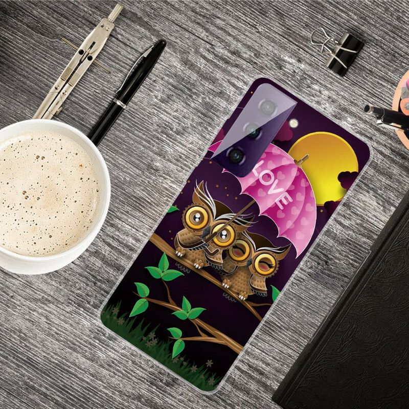 Kuori Samsung Galaxy S21 Fe Joustavat Rakkauspöllöt