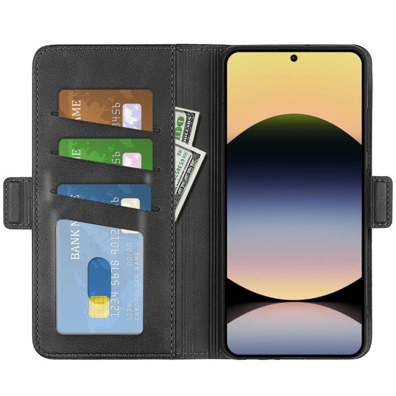 Kotelot Xiaomi Redmi Note 14s Kaksinkertainen Magneettilukko Suojakuori