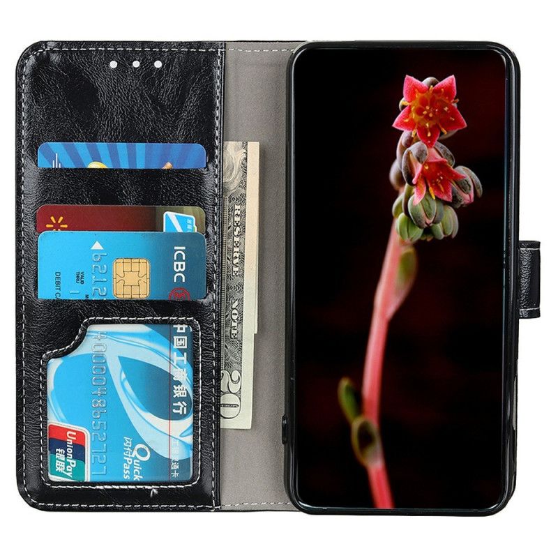 Kotelot Xiaomi Redmi Note 14s Kiiltävä Tekonahka Suojakuori