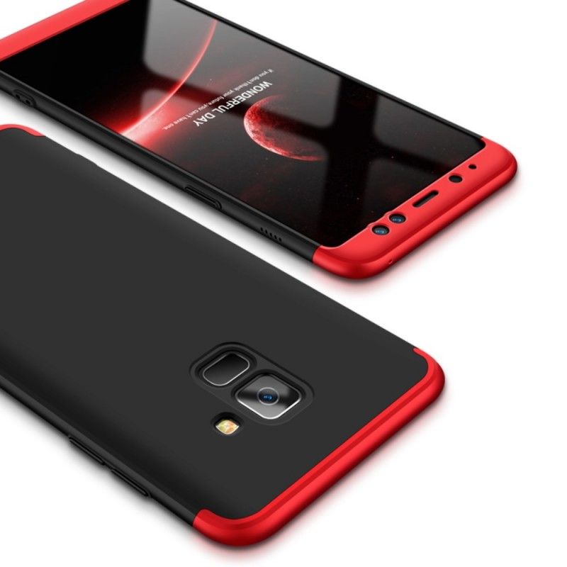 Case Kuoret Samsung Galaxy A8 Punainen Musta Puhelinkuoret Irrotettava Gkk