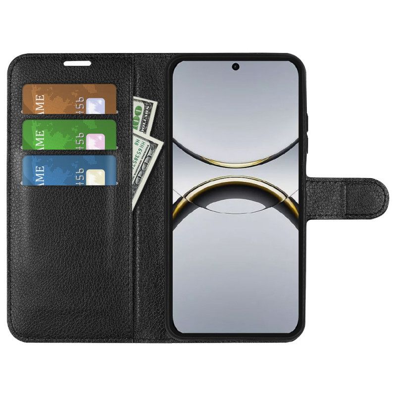 Kotelot Oppo Find X8 Klassinen Litsikuvioinen Nahka Suojakuori