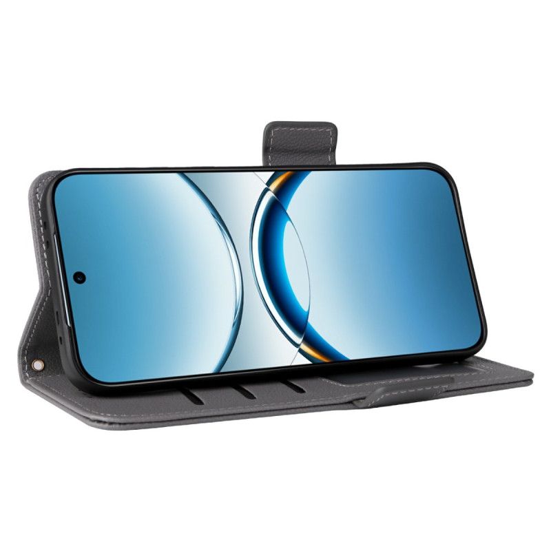 Kotelot Oppo Find X8 Litsikuvioinen Hihna Keinonahka