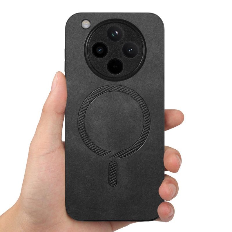 Kuori Oppo Find X8 Magsafe-yhteensopiva Nahkaefekti