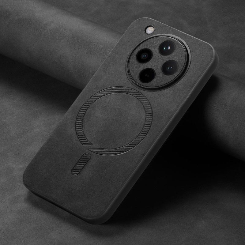 Kuori Oppo Find X8 Magsafe-yhteensopiva Nahkaefekti