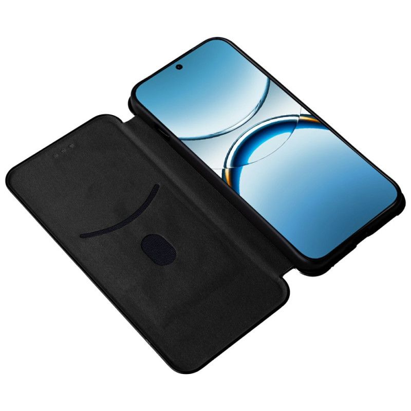 Nahkakotelo Oppo Find X8 Hiilikuitu