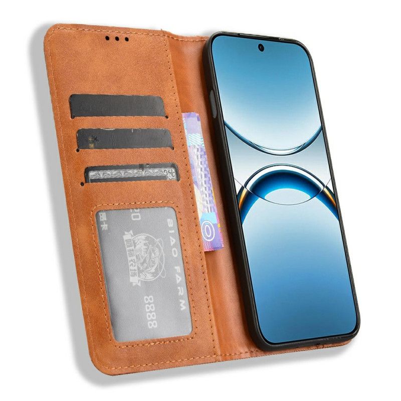 Nahkakotelo Oppo Find X8 Vintage Frieze