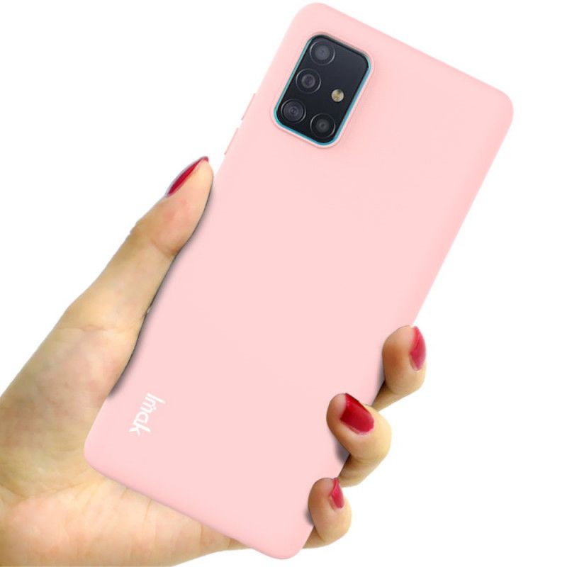 Case Kuoret Samsung Galaxy A51 5G Punainen Musta Puhelinkuoret Imak Uc-2 -Sarjan Värit