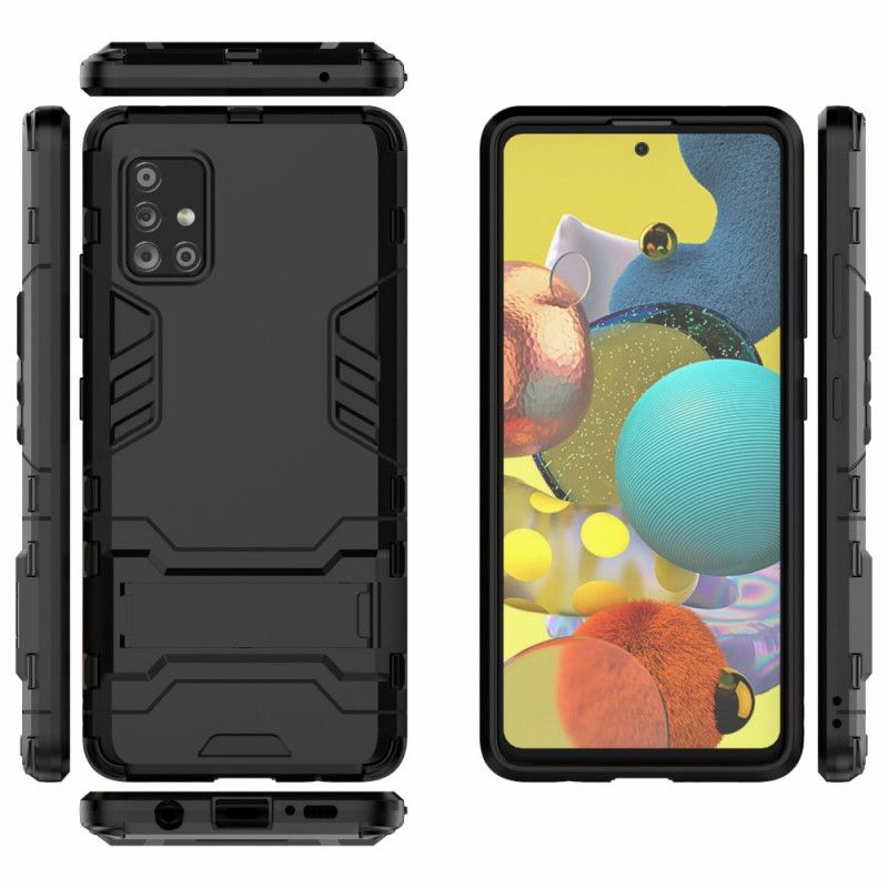 Kuori Samsung Galaxy A51 5G Punainen Musta Erittäin Kestävä Kieli