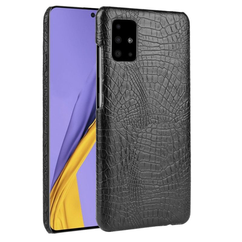 Kuori Samsung Galaxy A51 5G Punainen Musta Krokotiilin Ihovaikutus
