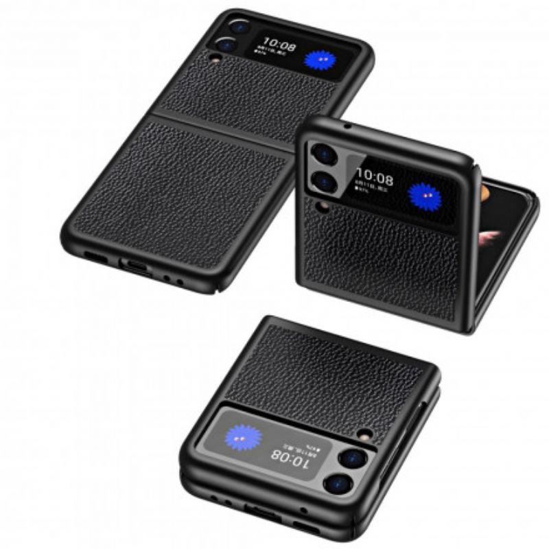 Kuori Case Samsung Galaxy Z Flip 3 5g Puhelinkuoret Style Leather Design