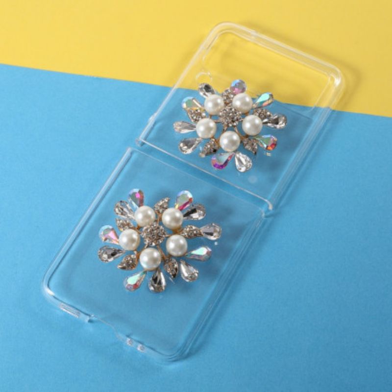 Kuori Samsung Galaxy Z Flip 3 5g Kukkakivet Suojakuori