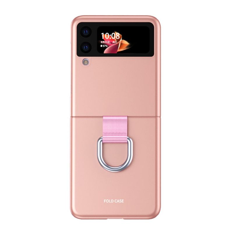 Kuori Samsung Galaxy Z Flip 3 5g Skin-touch Renkaalla
