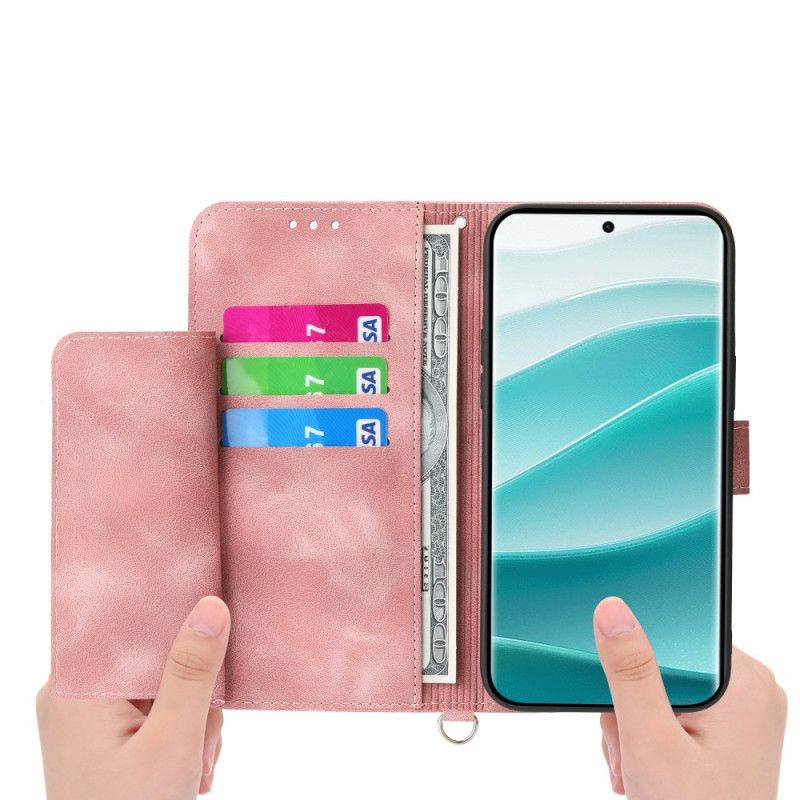 Kotelot Xiaomi Redmi Note 15 Pro Plus 5g Kukkakuvio Olkahihnalla Ja Hihnalla Suojakuori