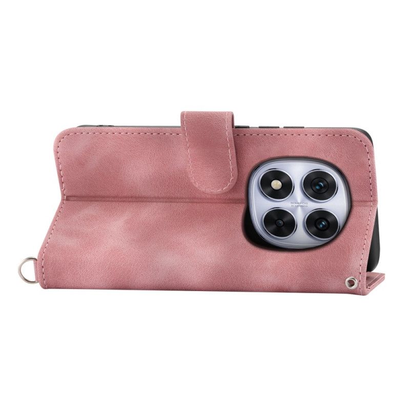 Kotelot Xiaomi Redmi Note 15 Pro Plus 5g Kukkakuvio Olkahihnalla Ja Hihnalla Suojakuori