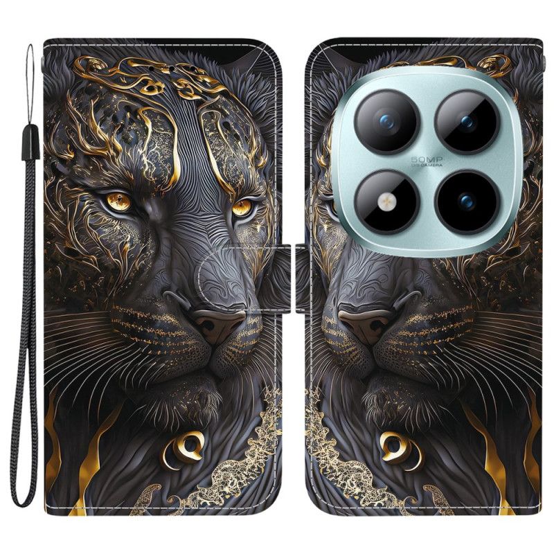 Kotelot Xiaomi Redmi Note 15 Pro Plus 5g Musta Ja Kultainen Leijona