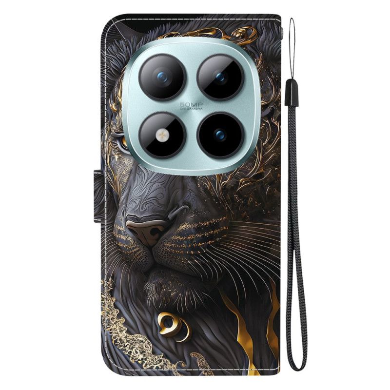 Kotelot Xiaomi Redmi Note 15 Pro Plus 5g Musta Ja Kultainen Leijona