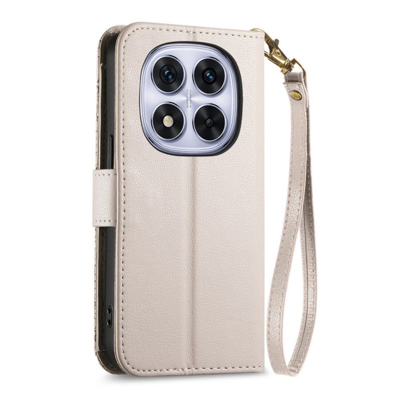 Kotelot Xiaomi Redmi Note 15 Pro Plus 5g Puhelinkuoret Kukkakuvio Ja Vetoketjullinen Tasku