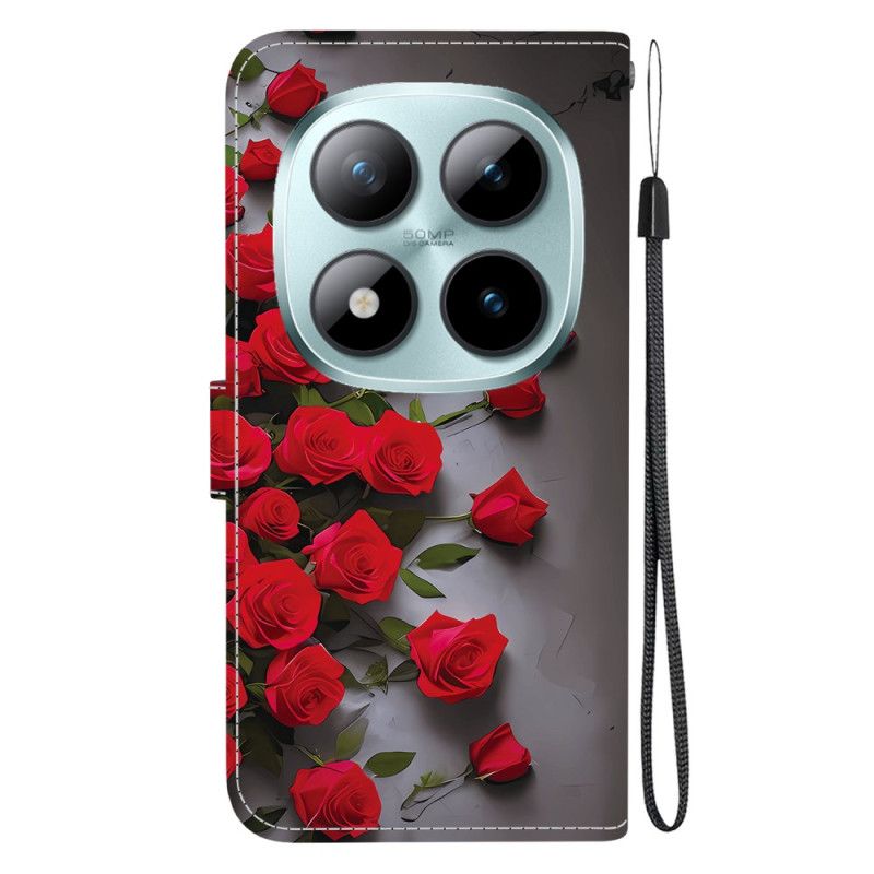 Kotelot Xiaomi Redmi Note 15 Pro Plus 5g Punaiset Ruusut