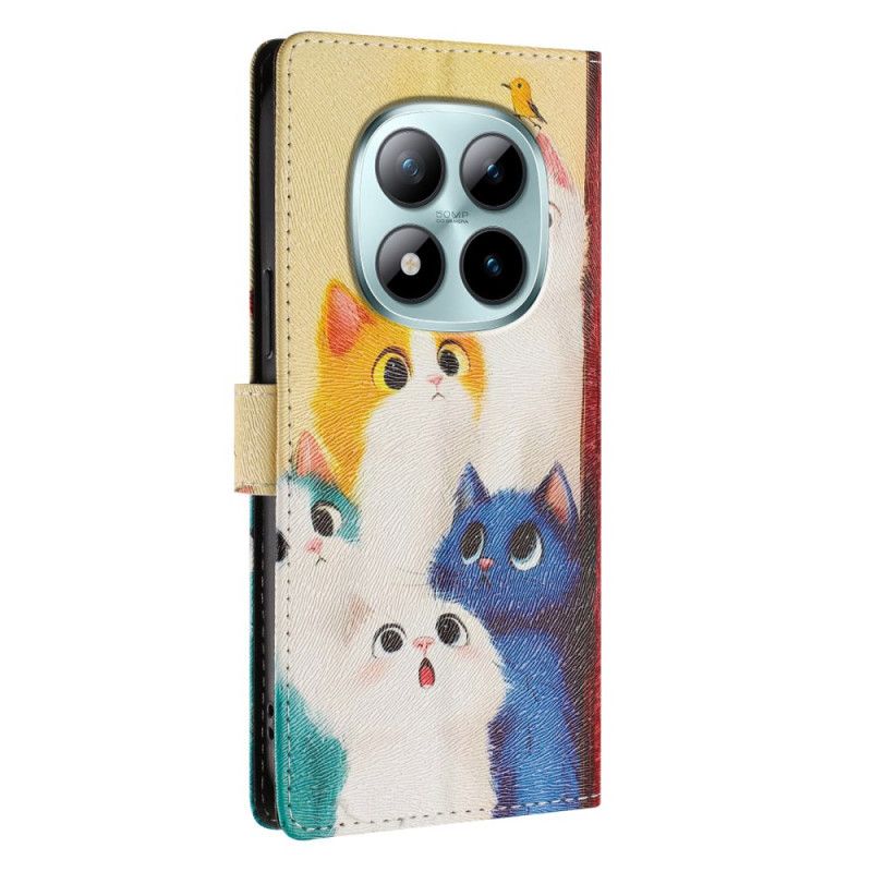 Kotelot Xiaomi Redmi Note 15 Pro Plus 5g Värikkäitä Kissoja