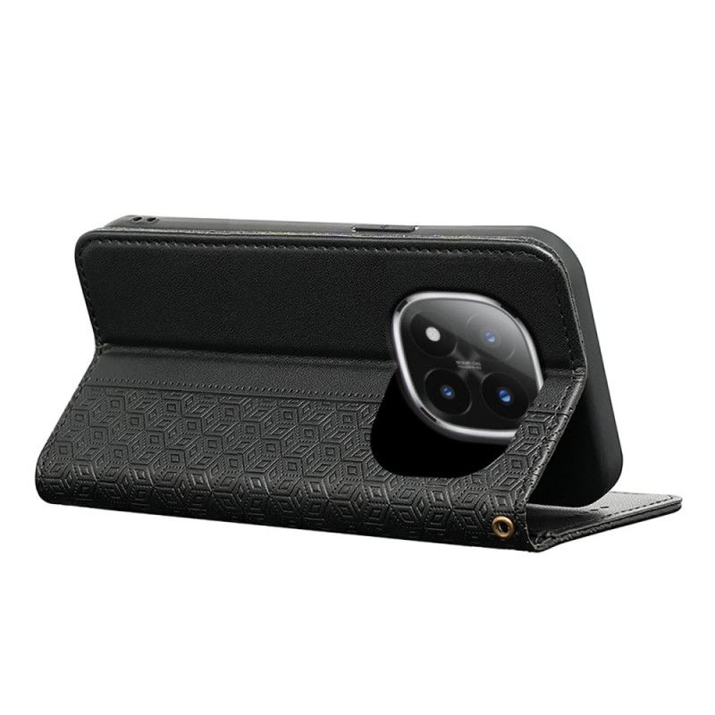 Nahkakotelo Xiaomi Redmi Note 15 Pro Plus 5g Läppäkansi Hihnareunuksella