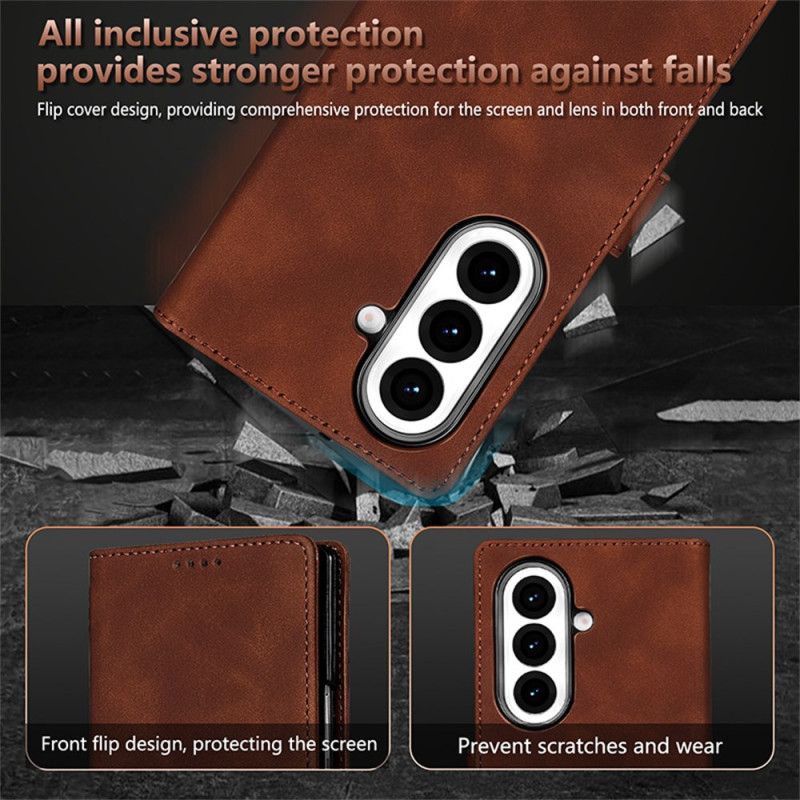 Kotelot Samsung Galaxy Z Fold 7 Azns Mokkanahkaefekti