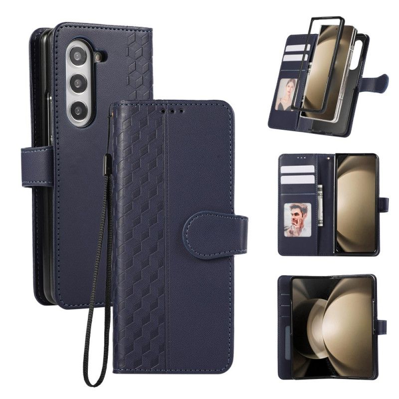 Kotelot Samsung Galaxy Z Fold 7 Puhelinkuoret Kohokuvioitu Hihnalla