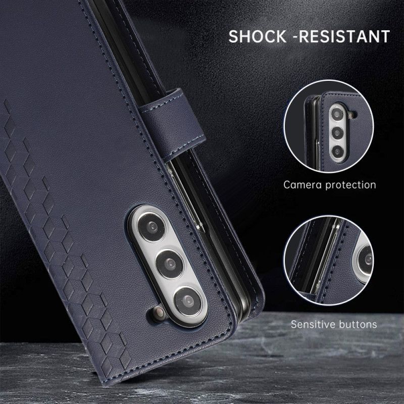 Kotelot Samsung Galaxy Z Fold 7 Puhelinkuoret Kohokuvioitu Hihnalla