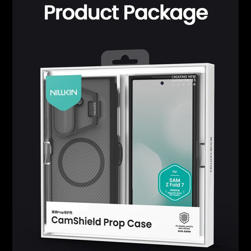 Kuori Samsung Galaxy Z Fold 7 Camshield-prop Magneettinen Läpikuultava Sarja Nillkin