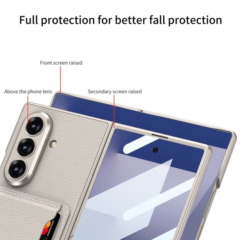 Kuori Samsung Galaxy Z Fold 7 Gkk-korttikotelo Ja -teline