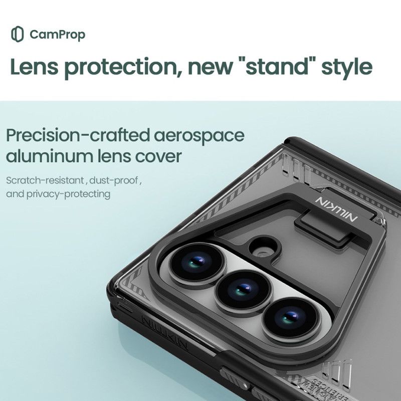 Kuori Samsung Galaxy Z Fold 7 Iceblade-potkurisarja Jalustalla Ja Linssikehyksellä Suojakuori