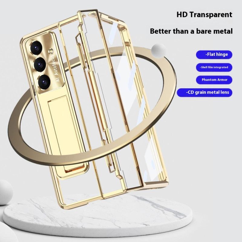 Kuori Samsung Galaxy Z Fold 7 Jalusta Ja Näytönsuoja