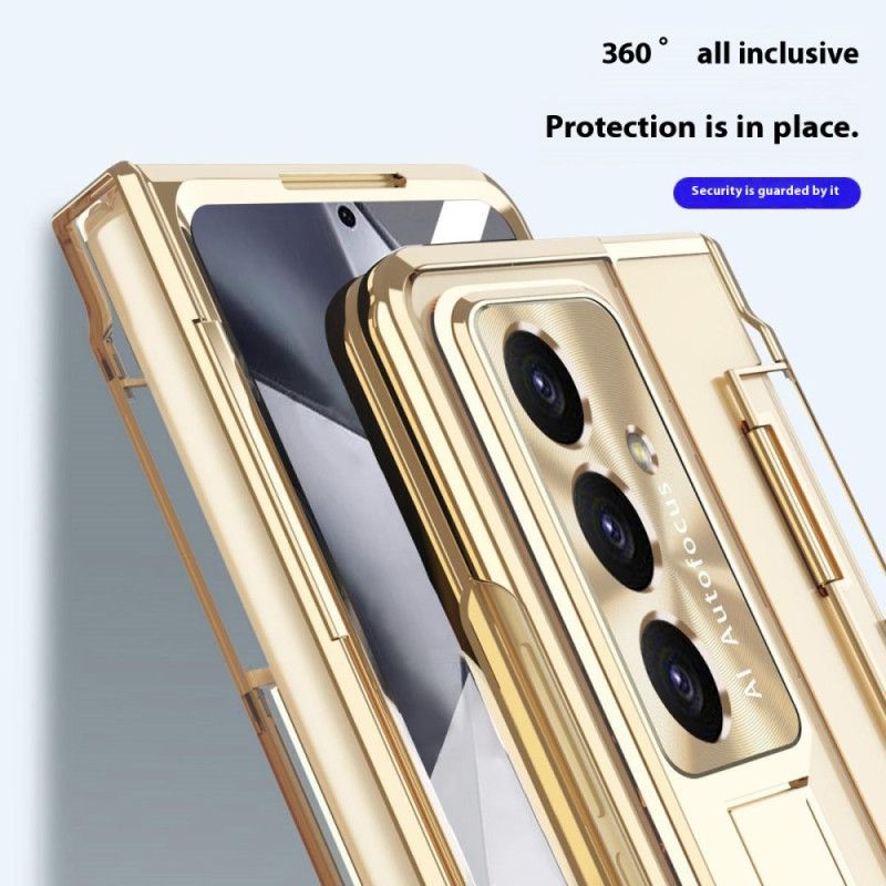 Kuori Samsung Galaxy Z Fold 7 Jalusta Ja Näytönsuoja