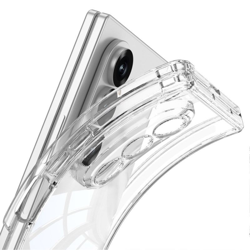 Kuori Samsung Galaxy Z Fold 7 Läpikuultava Magneettinen Sarana Jalustalla Suojakuori