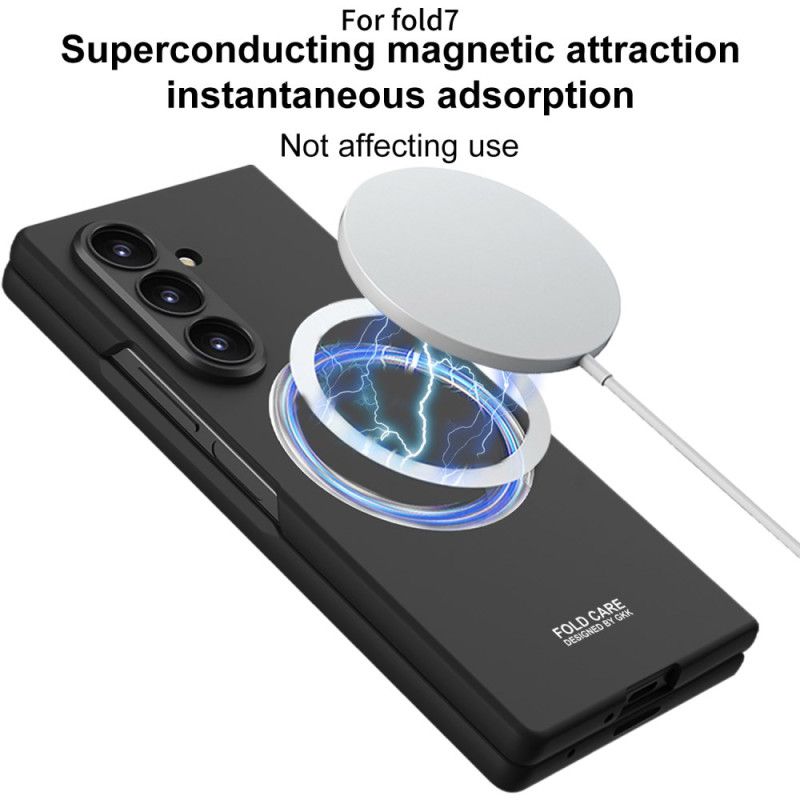 Kuori Samsung Galaxy Z Fold 7 Magneettinen Karkaistulla Lasisella Näytönsuojalla
