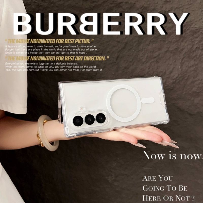 Kuori Samsung Galaxy Z Fold 7 Magsafe-yhteensopiva Läpinäkyvä