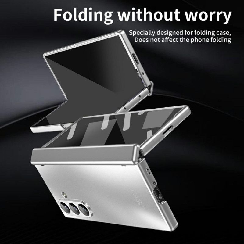 Kuori Samsung Galaxy Z Fold 7 Metallinhohtoinen Näytönsuoja
