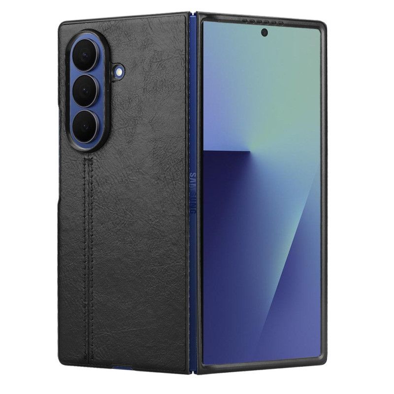 Kuori Samsung Galaxy Z Fold 7 Nahkakuvioinen Couture-malli