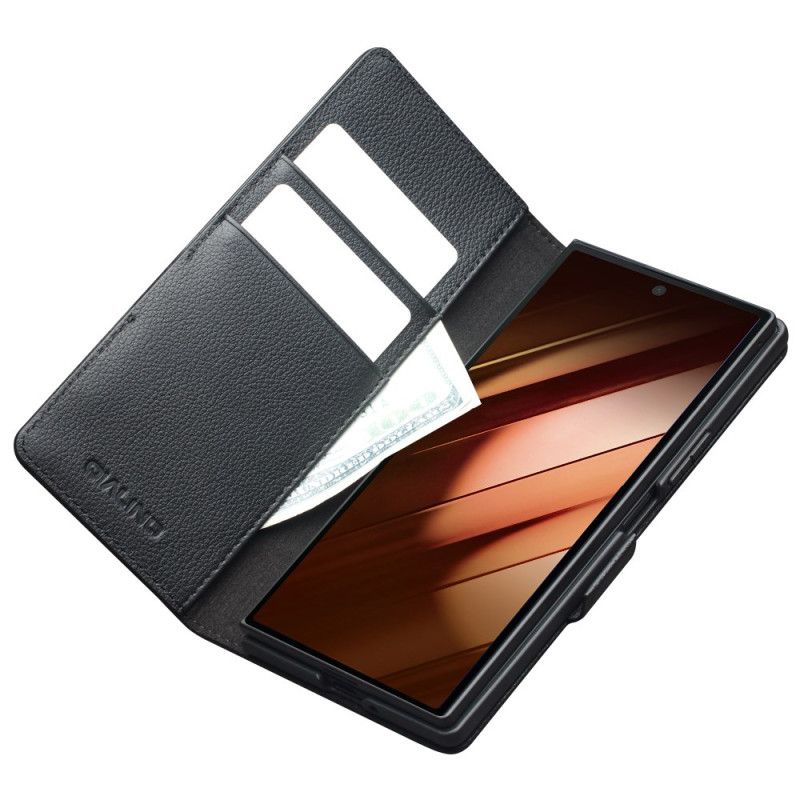 Nahkakotelo Samsung Galaxy Z Fold 7 Qialino-korttikotelo