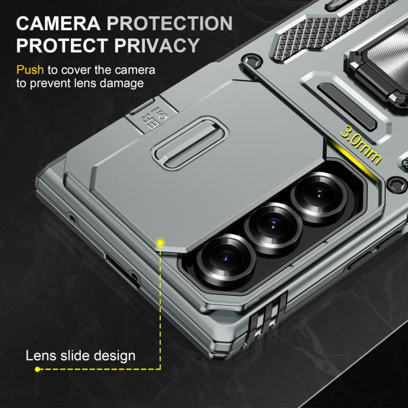 Puhelinkuoret Samsung Galaxy Z Fold 7 Erittäin Kestävä Linssin Tuki Ja Suoja