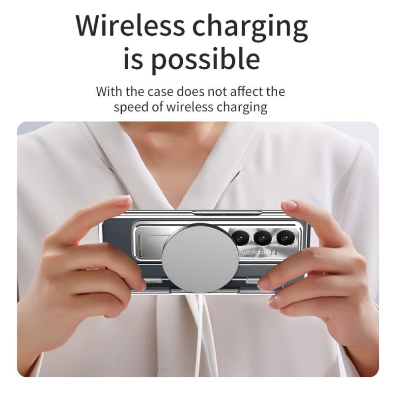 Puhelinkuoret Samsung Galaxy Z Fold 7 Magsafe-yhteensopiva Jalustan Ja Näytönsuojan Kanssa