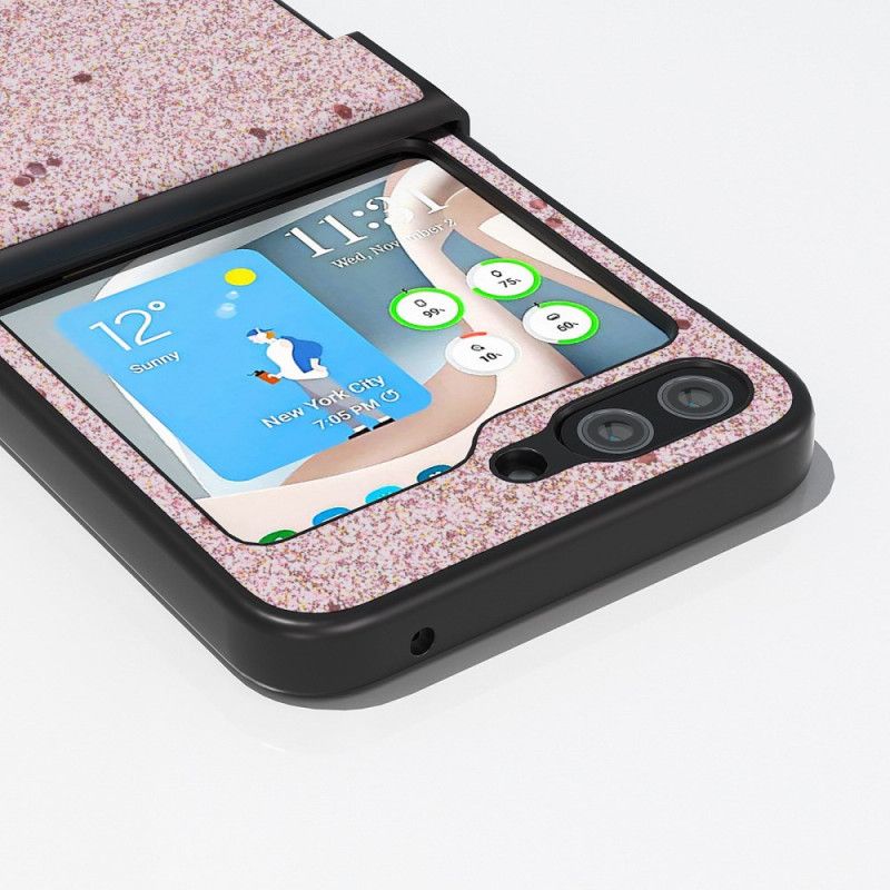 Case Samsung Galaxy Z Flip 7 Fe Puhelinkuoret Abeel Kimaltava Pinta