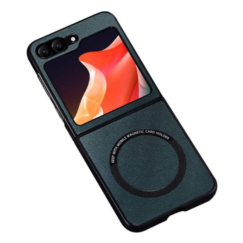 Case Samsung Galaxy Z Flip 7 Fe Puhelinkuoret Nahkaefekti Magsafe-yhteensopiva