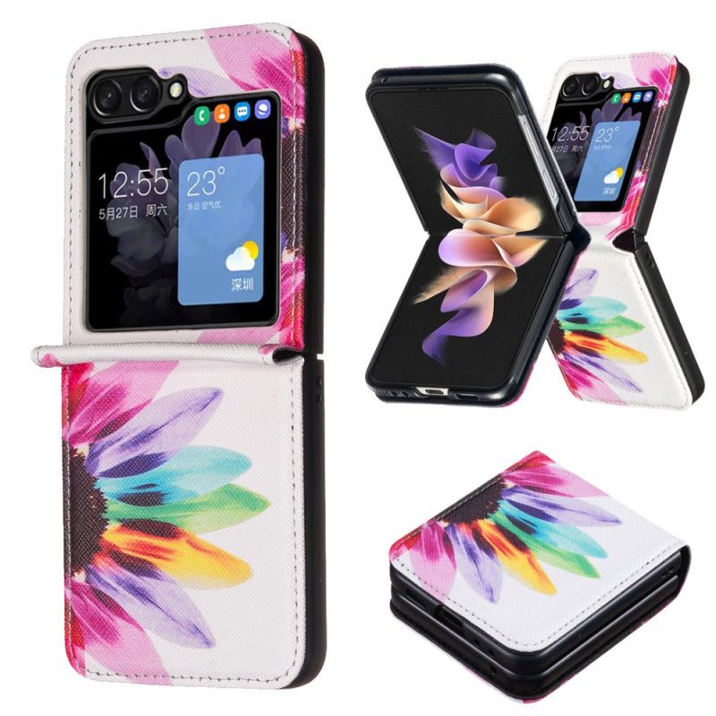 Case Samsung Galaxy Z Flip 7 Fe Puhelinkuoret Vesivärikukka