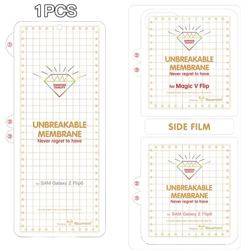 Etu- Ja Takaosan Näytönsuojat Samsung Galaxy Z Flip 7 Fe / Z Flip 6