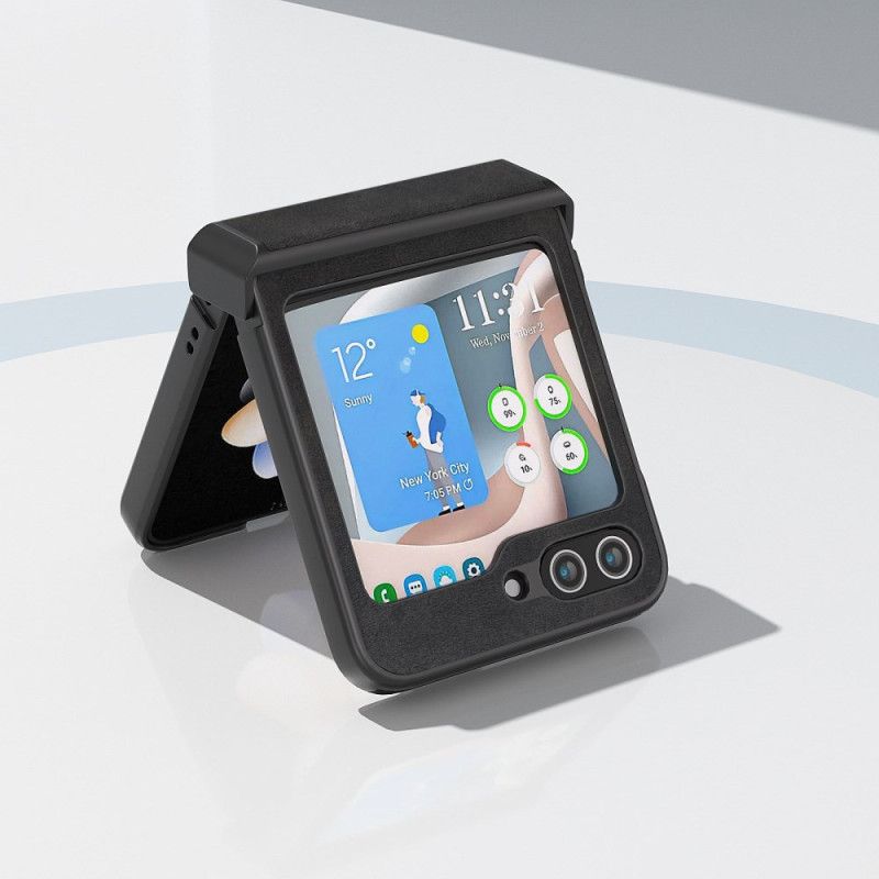 Kuori Samsung Galaxy Z Flip 7 Fe Abeel Vintage-nahkatyylinen Suojakuori