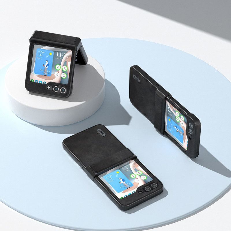 Kuori Samsung Galaxy Z Flip 7 Fe Abeel Vintage-nahkatyylinen Suojakuori