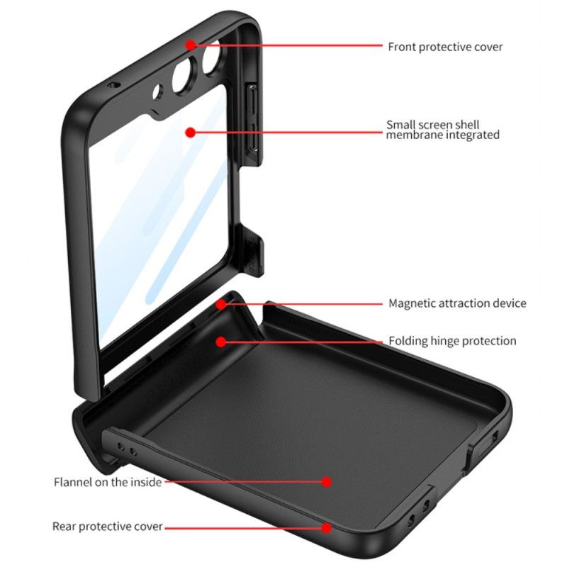 Kuori Samsung Galaxy Z Flip 7 Fe Gkk-magneettinen Sarana Ja Pieni Näytönsuoja