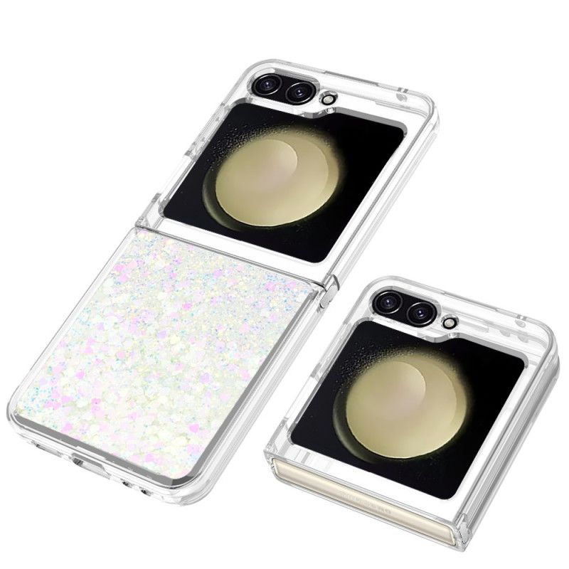 Kuori Samsung Galaxy Z Flip 7 Fe Glitter Suojakuori
